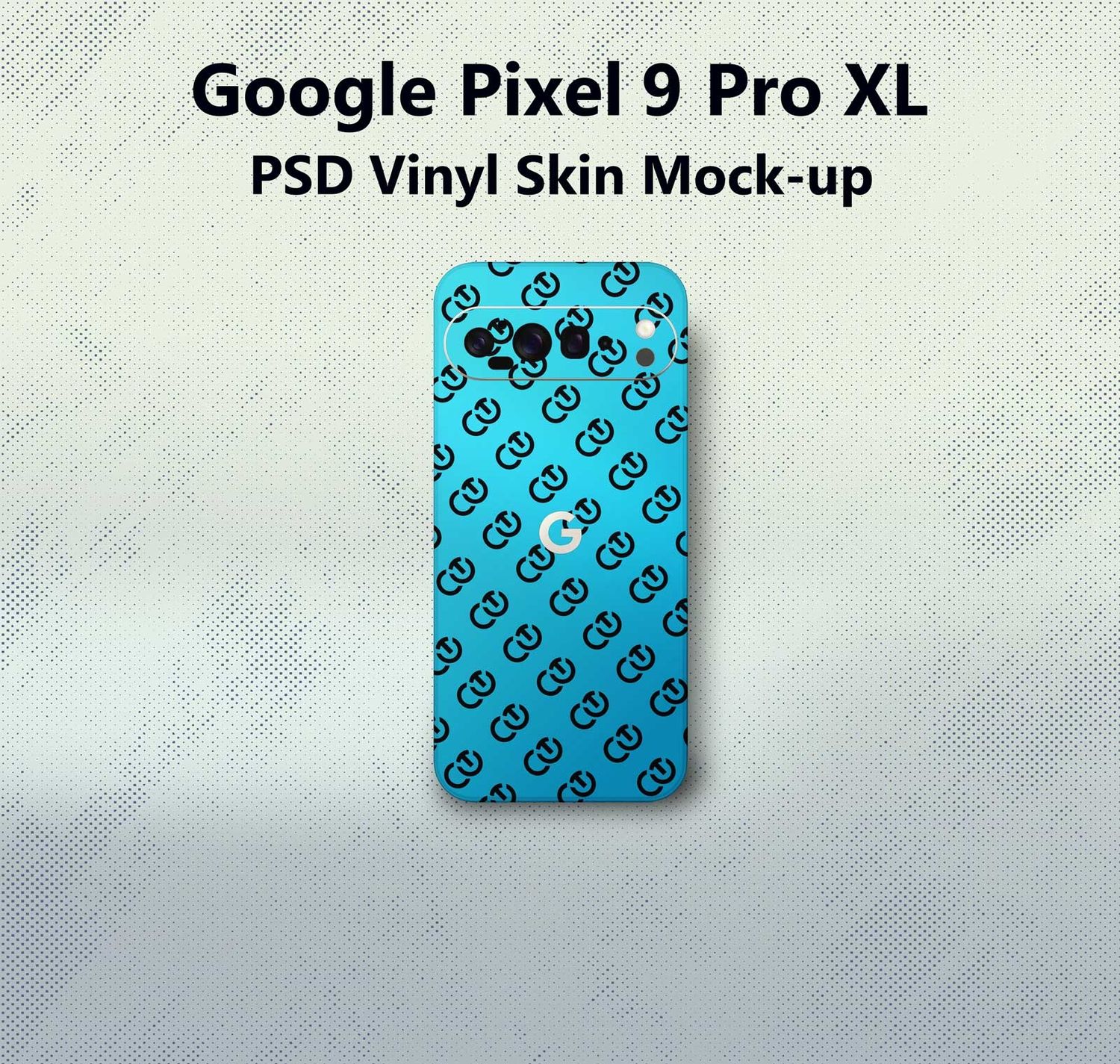 Google pixel 9 Pro XL Vinyl Skin Mock-up