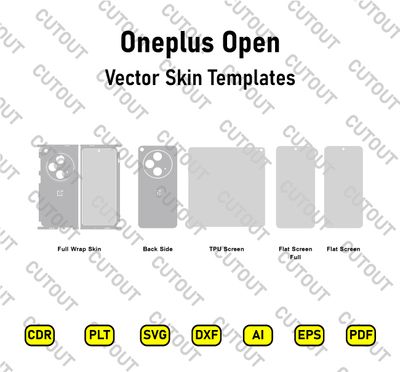 Oneplus Open Vector Skin Cut Files