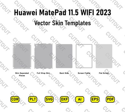 ​Huawei MatePad 11.5 WIFI 2023 Vektor-Skin-Schnittdateien