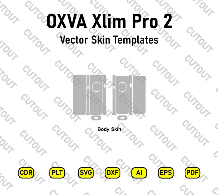OXVA Xlim Pro 2 Vector Skin Cut Files