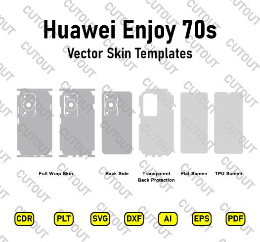 Huawei Enjoy 70s Vector Skin Cut Files