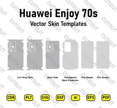 Huawei Enjoy 70s Vector Skin Cut Files