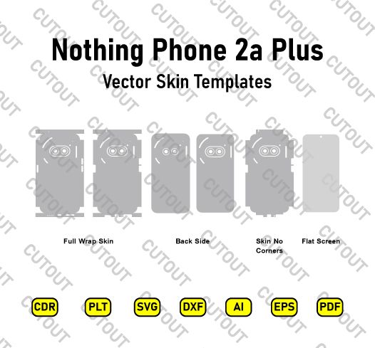 Nothing Phone 2a Plus Vector Skin Cut Files