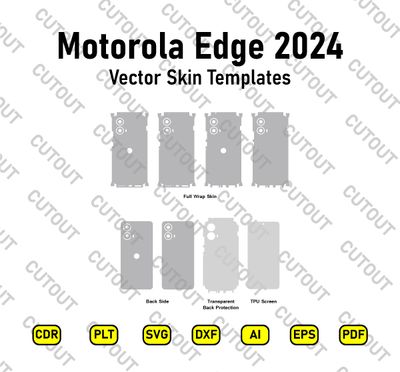 Motorola Edge 2024 Vector Skin Cut Files