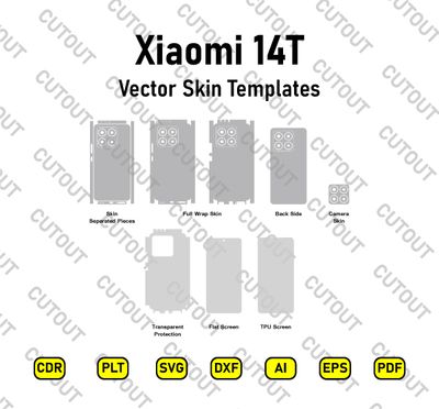 Xiaomi 14T Vector Skin Cut Files