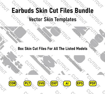 ​Archivos de corte vectorial para skins de audífonos