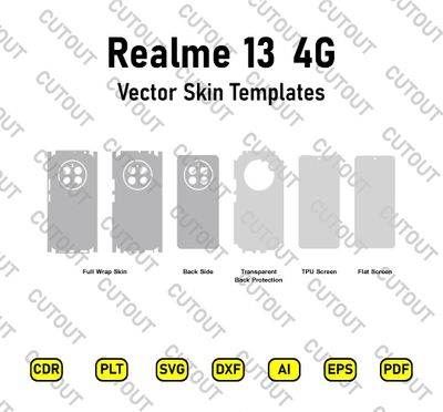 ​Realme 13 4G Vector Skin-Schnittdateien
