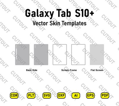 ​Samsung Galaxy Tab S10+ Vektor-Skin-Schnittdateien