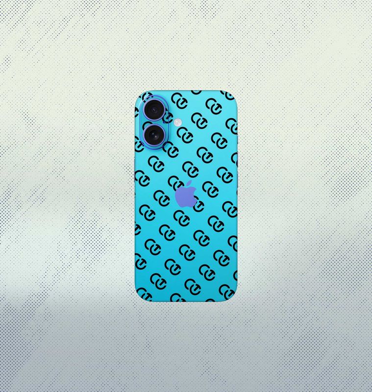 Vinyl Skin Mock-up For iPhone 16