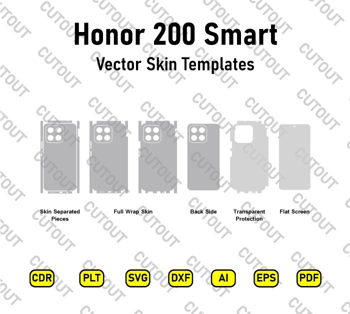 Honor 200 Smart Vector Skin Cut Files