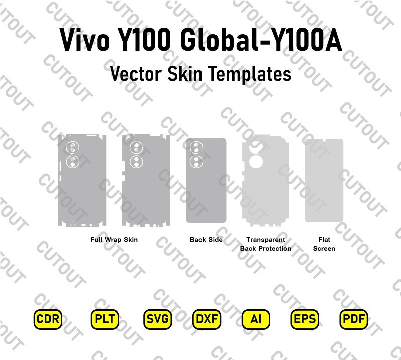 Vivo Y100 Global-Vivo Y100A Vector Skin Cut Files