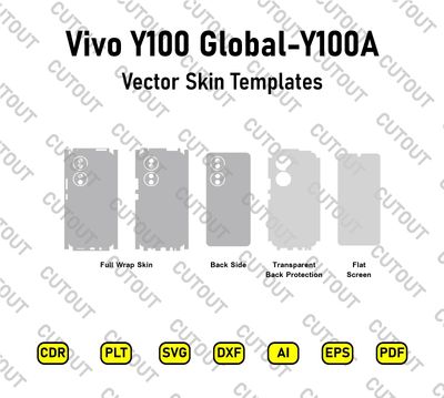 Vivo Y100 Global-Vivo Y100A Vector Skin Cut Files