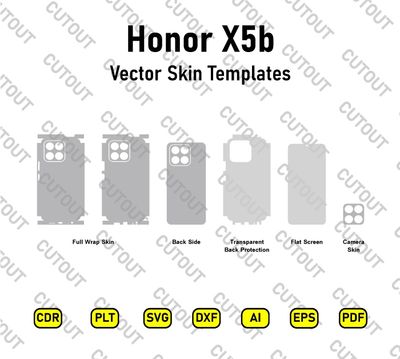 Honor X5b Vector Skin Cut Files