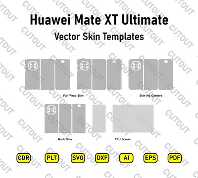 ​Huawei Mate XT Ultimate Vektor-Skin-Schnittdateien