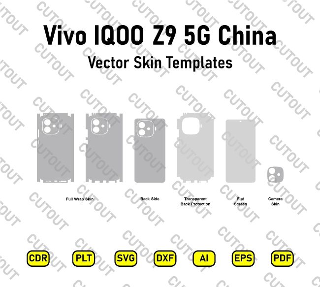 Vivo IQOO Z9 5G China /Global Vector Skin Cut Files