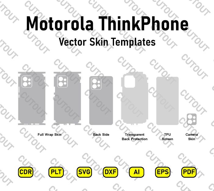 Motorola ThinkPhone Vector Skin Cut Files