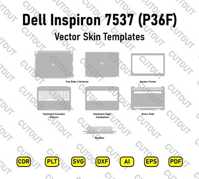Dell Inspiron 7537 (P36F) Vector Skin Cut Files