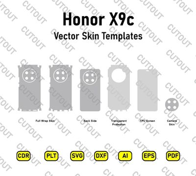 Honor X9c Vector Skin Cut Files