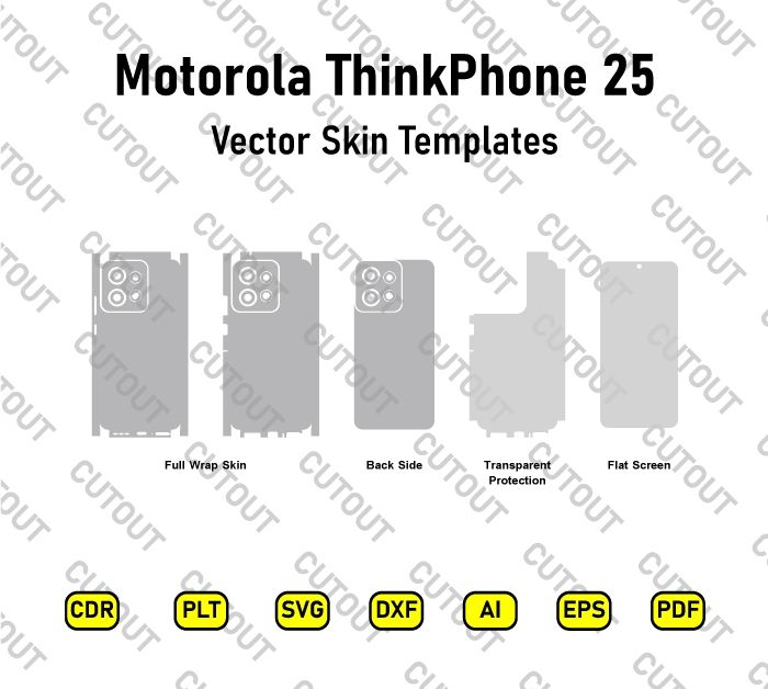 Motorola ThinkPhone 25 Vector Skin Cut Files