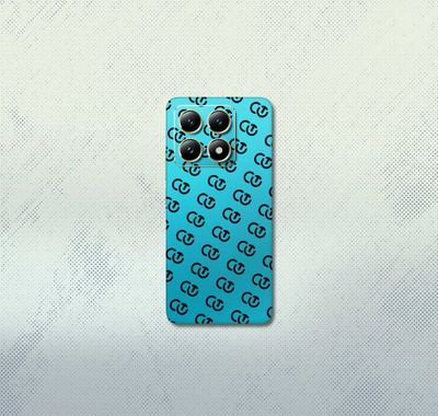 ​PSD-Vinyl-Skin-Mockup für das Smartphone Xiaomi 14t