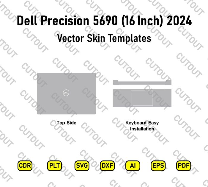 Dell Precision 5690 16 Inch 2024 Vector Skin Cut Files