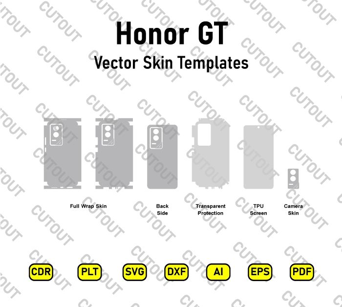 Honor GT Vector Skin Cut Files