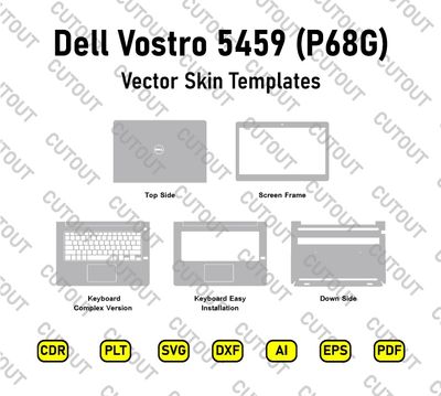 Dell Vostro 5459 (P68G) Vector Skin Cut Files