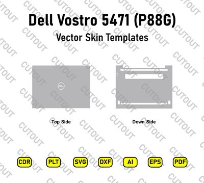 Dell Vostro 5471 (P88G) Vector Skin Cut Files