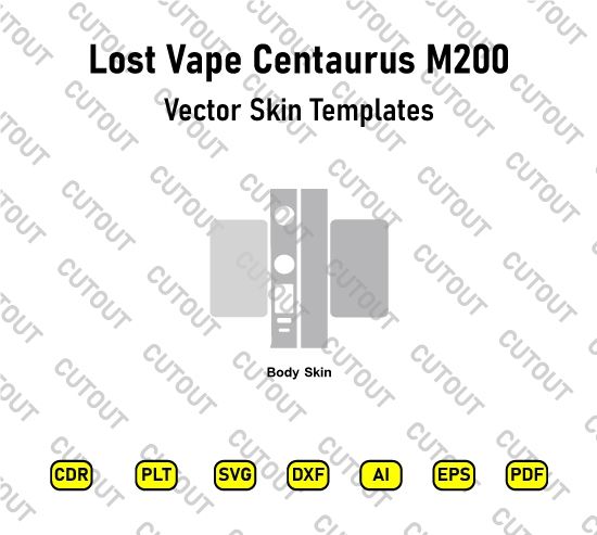 Lost Vape Centaurus M200 Vector Skin Cut Files