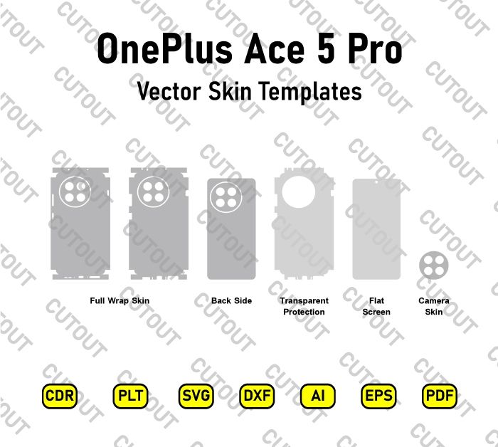OnePlus Ace 5 Pro Vector Skin Cut Files