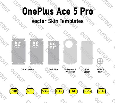 OnePlus Ace 5 Pro Vector Skin Cut Files
