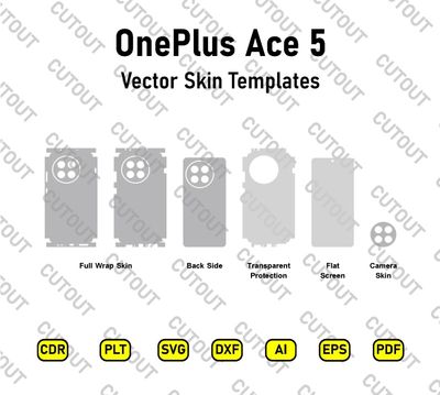 OnePlus Ace 5 Vector Skin Cut Files