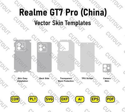 Realme GT7 Pro (china) Vector Skin Cut Files