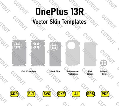 Oneplus 13R Vector Skin Cut Files