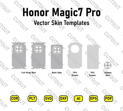 Honor Magic 7 Pro Vector Skin Cut Files