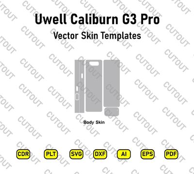 Uwell Caliburn G3 Pro Vector Skin Cut Files