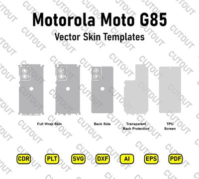 ​Motorola Moto G85 Vektor-Skin-Schnittdateien
