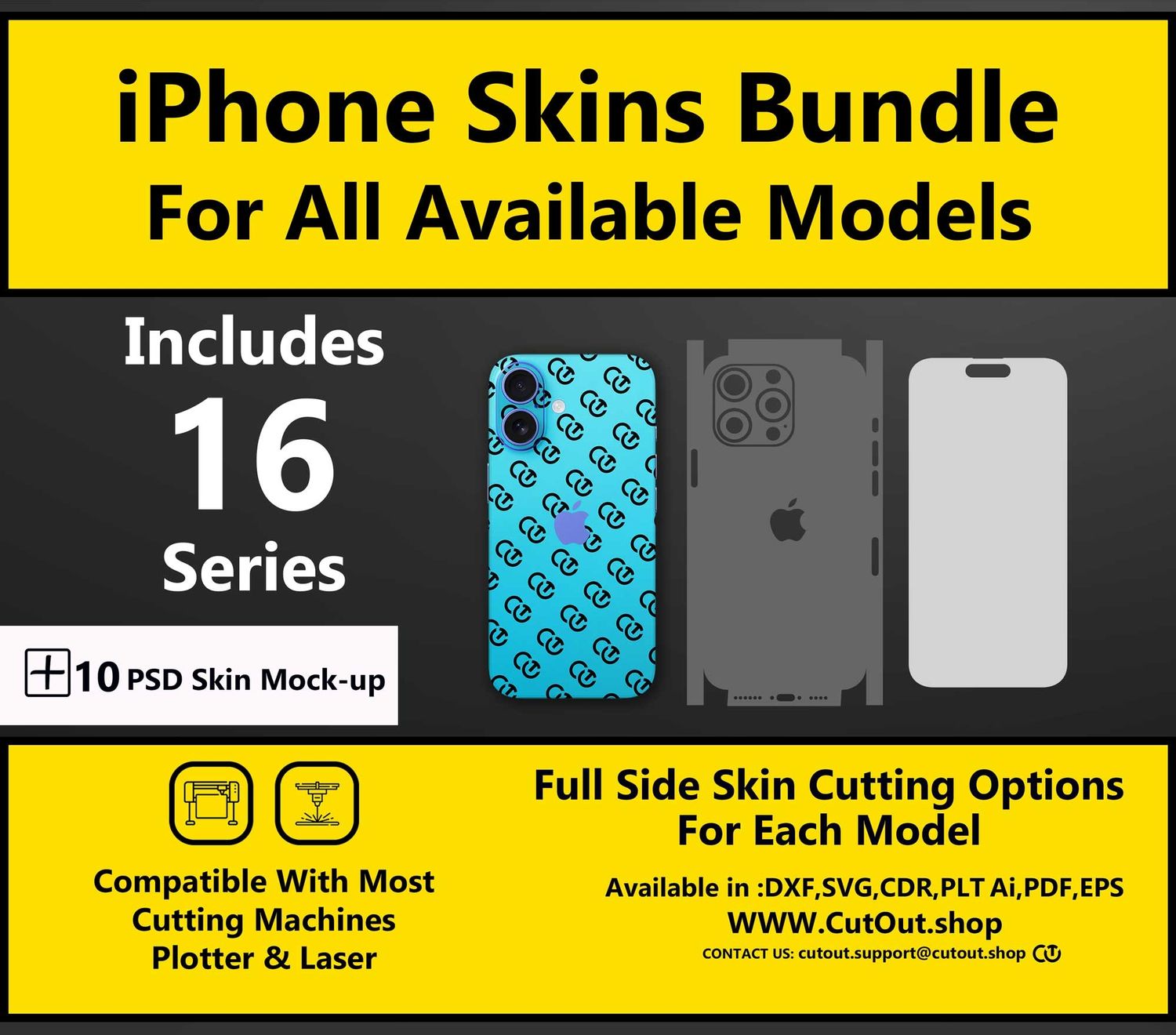 All iPhone Models Cut File Bundle