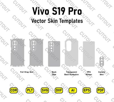 Vivo S19 Pro Vector Skin Cut Files