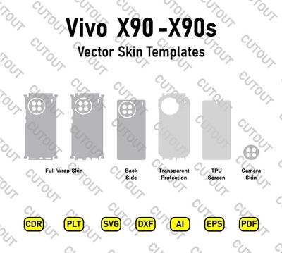 Vivo X90-X90s Vector Skin Cut Files