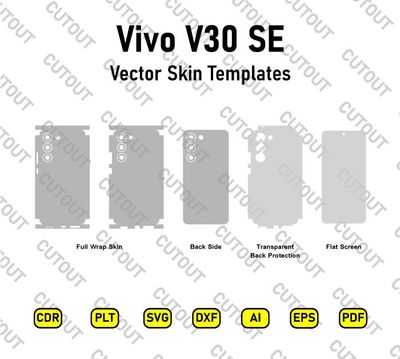 Vivo V30 SE Vector Skin Cut Files