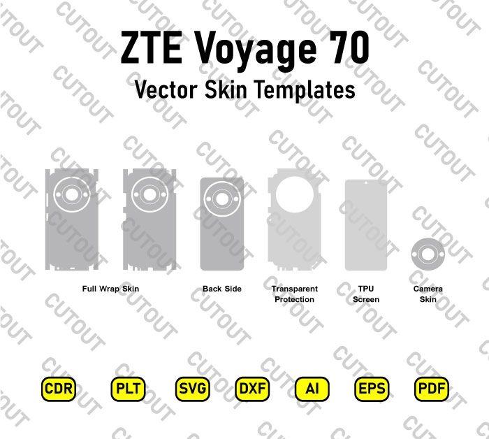 ZTE Voyage 70 Vector Skin Cut Files