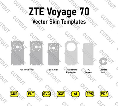 ZTE Voyage 70 Vector Skin Cut Files