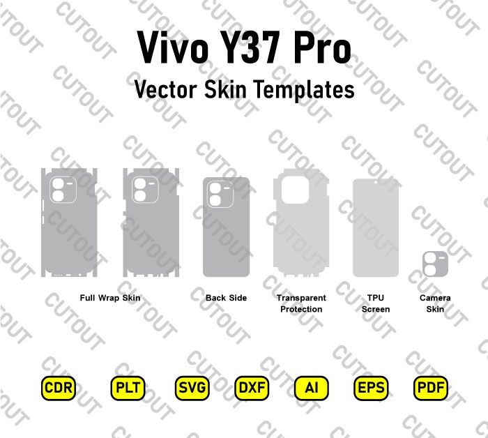 Vivo Y37 Pro Vector Skin Cut Files