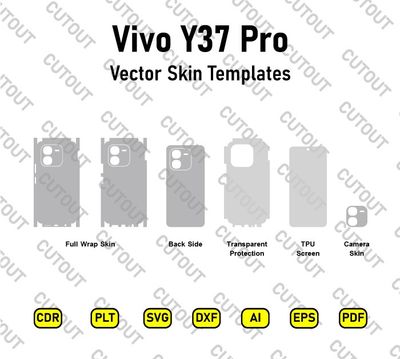 Vivo Y37 Pro Vector Skin Cut Files