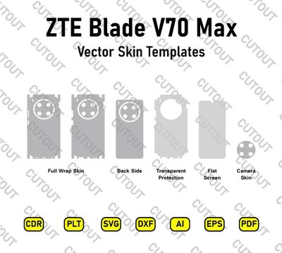 ZTE Blade V70 Max Vector Skin Cut Files