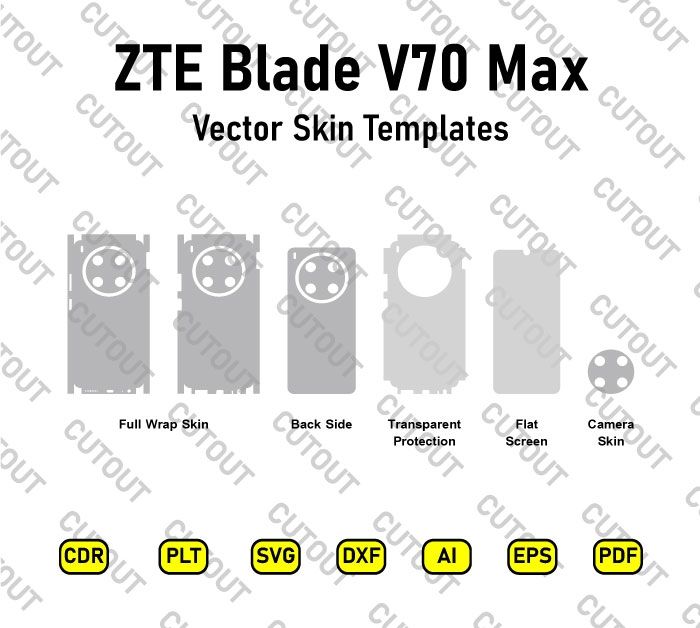 ZTE Blade V70 Max Vector Skin Cut Files
