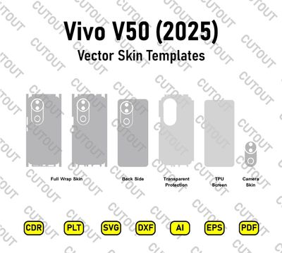 ​Archivos de corte vectorial para el Vivo V50