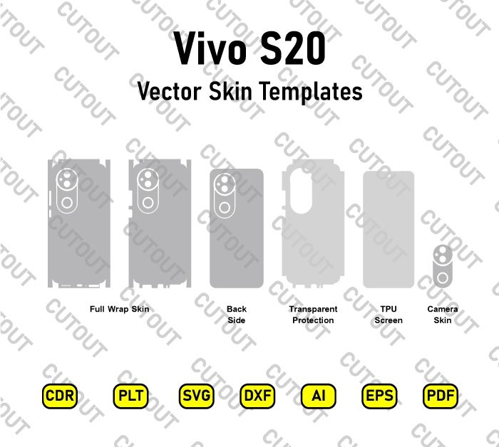 Vivo S20 Vector Skin Cut Files