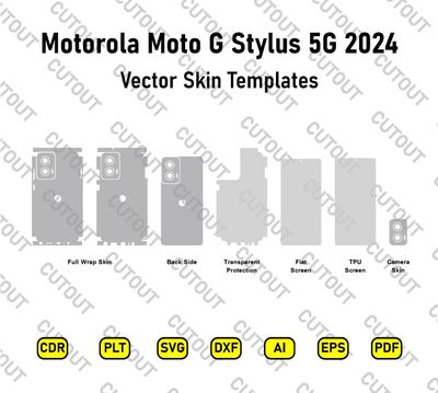 Motorola Moto G Stylus 5G 2024 Vector Skin Cut Files